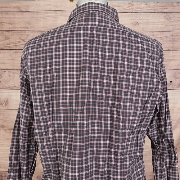 JOHN VARVATOS USA LONG SLEEVE PLAID BUTTON DOWN SHIRT MEN SIZE L LARGE - Picture 5 of 8